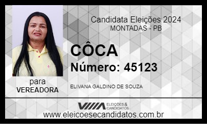 Candidato CÔCA 2024 - MONTADAS - Eleições