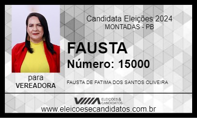 Candidato FAUSTA 2024 - MONTADAS - Eleições