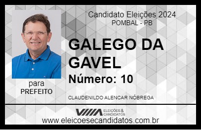 Candidato GALEGO DA GAVEL 2024 - POMBAL - Eleições