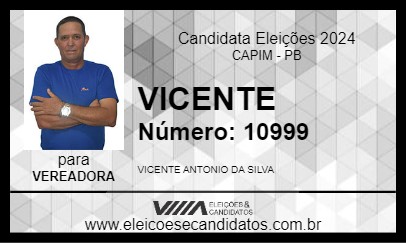 Candidato VICENTE 2024 - CAPIM - Eleições