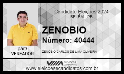 Candidato ZENOBIO 2024 - BELÉM - Eleições