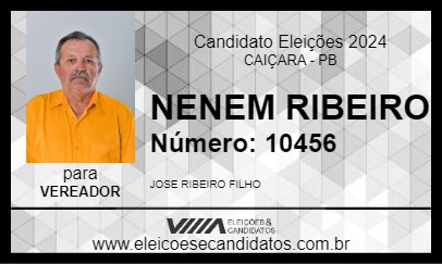 Candidato NENEM RIBEIRO 2024 - CAIÇARA - Eleições