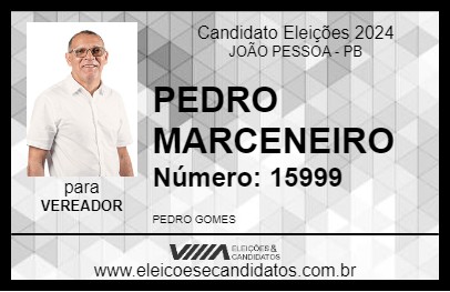 Candidato PEDRO MARCENEIRO 2024 - JOÃO PESSOA - Eleições