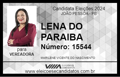 Candidato LENA DO PARAIBA 2024 - JOÃO PESSOA - Eleições