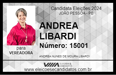 Candidato ANDREA LIBARDI 2024 - JOÃO PESSOA - Eleições