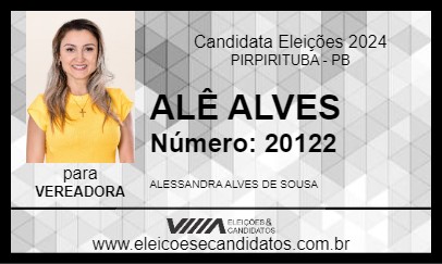 Candidato ALÊ ALVES 2024 - PIRPIRITUBA - Eleições