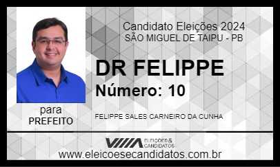 Candidato DR FELIPPE 2024 - SÃO MIGUEL DE TAIPU - Eleições