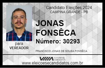 Candidato JONAS FONSÊCA 2024 - CAMPINA GRANDE - Eleições