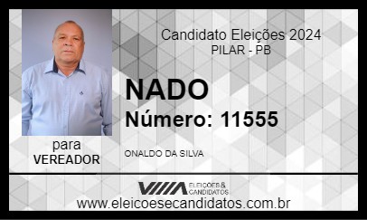 Candidato NADO 2024 - PILAR - Eleições