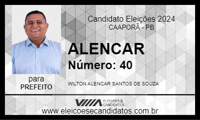 Candidato ALENCAR 2024 - CAAPORÃ - Eleições