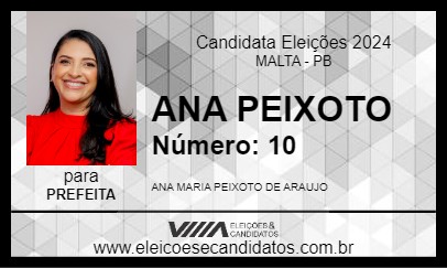 Candidato ANA PEIXOTO 2024 - MALTA - Eleições