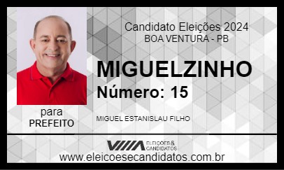 Candidato MIGUELZINHO 2024 - BOA VENTURA - Eleições