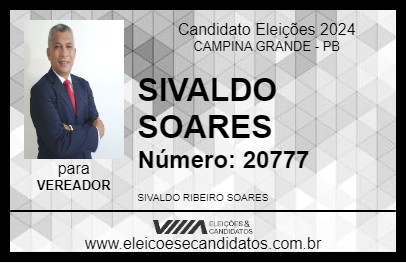 Candidato SIVALDO SOARES 2024 - CAMPINA GRANDE - Eleições