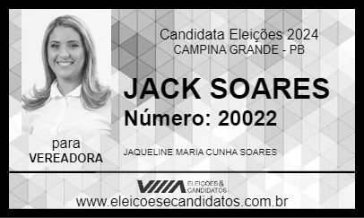 Candidato JACK SOARES 2024 - CAMPINA GRANDE - Eleições