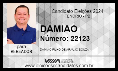 Candidato DAMIAO 2024 - TENÓRIO - Eleições