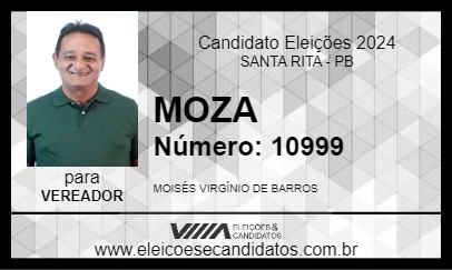 Candidato MOZA 2024 - SANTA RITA - Eleições