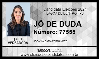 Candidato JÔ DE DUDA 2024 - LAGOA DE DENTRO - Eleições