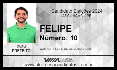 Candidato FELIPE 2024 - ASSUNÇÃO - Eleições