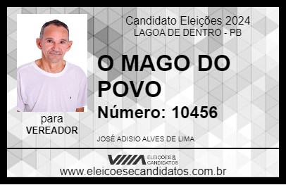 Candidato O MAGO DO POVO 2024 - LAGOA DE DENTRO - Eleições