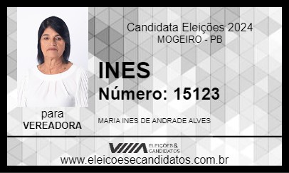 Candidato INES 2024 - MOGEIRO - Eleições