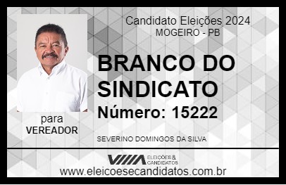 Candidato BRANCO DO SINDICATO 2024 - MOGEIRO - Eleições