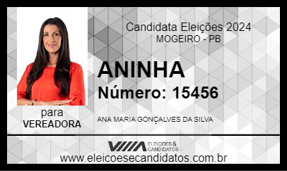 Candidato ANINHA 2024 - MOGEIRO - Eleições