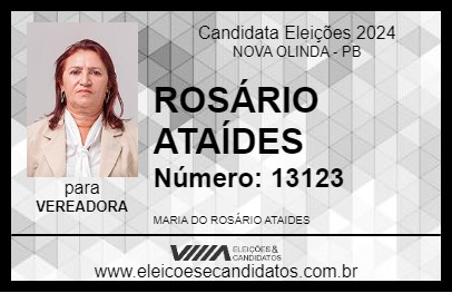 Candidato ROSÁRIO ATAÍDES 2024 - NOVA OLINDA - Eleições