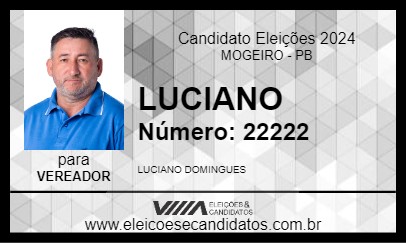 Candidato LUCIANO 2024 - MOGEIRO - Eleições