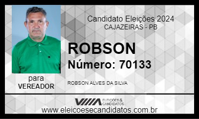 Candidato ROBSON 2024 - CAJAZEIRAS - Eleições