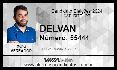 Candidato DELVAN 2024 - CATURITÉ - Eleições