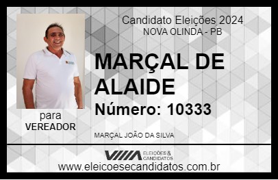 Candidato MARÇAL DE ALAIDE 2024 - NOVA OLINDA - Eleições