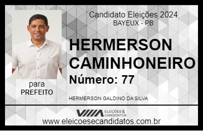 Candidato HERMERSON CAMINHONEIRO 2024 - BAYEUX - Eleições