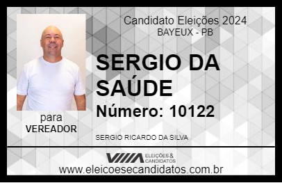 Candidato SERGIO DA SAÚDE 2024 - BAYEUX - Eleições