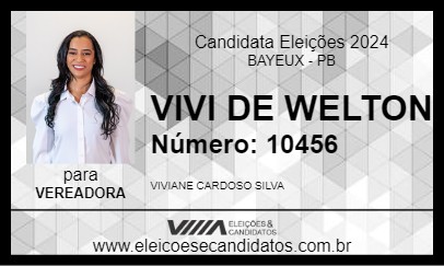 Candidato VIVI DE WELTON 2024 - BAYEUX - Eleições