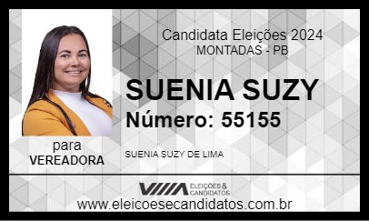 Candidato SUENIA SUZY 2024 - MONTADAS - Eleições