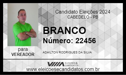 Candidato BRANCO 2024 - CABEDELO - Eleições