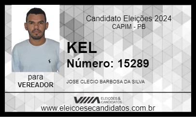 Candidato KEL 2024 - CAPIM - Eleições