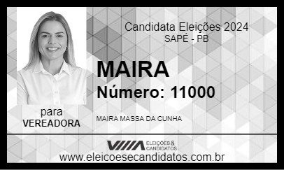 Candidato MAIRA 2024 - SAPÉ - Eleições