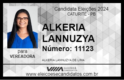 Candidato ALKERIA LANNUZYA 2024 - CATURITÉ - Eleições