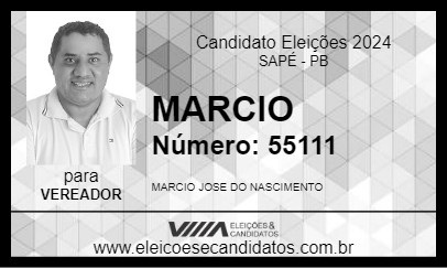 Candidato MARCIO 2024 - SAPÉ - Eleições