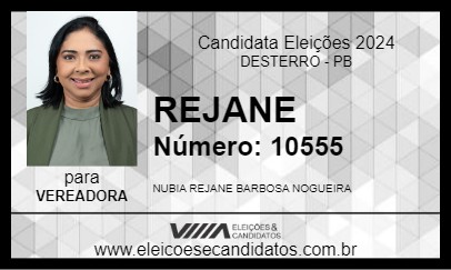 Candidato REJANE 2024 - DESTERRO - Eleições