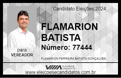 Candidato FLAMARION BATISTA 2024 - SOUSA - Eleições