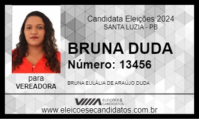 Candidato BRUNA DUDA 2024 - SANTA LUZIA - Eleições