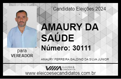 Candidato AMAURY DA SAÚDE 2024 - BAYEUX - Eleições