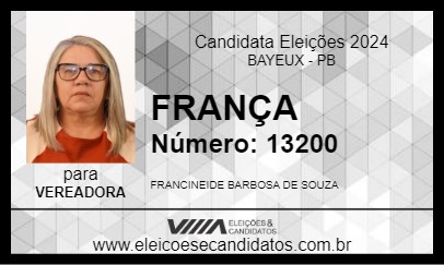 Candidato FRANÇA 2024 - BAYEUX - Eleições