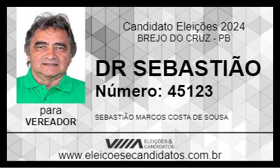 Candidato DR SEBASTIÃO 2024 - BREJO DO CRUZ - Eleições