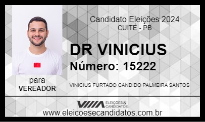 Candidato DR VINICIUS 2024 - CUITÉ - Eleições