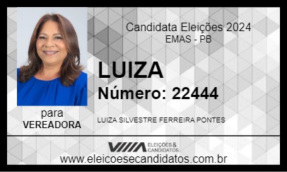 Candidato LUIZA 2024 - EMAS - Eleições