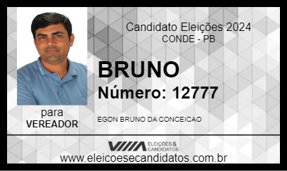 Candidato BRUNO 2024 - CONDE - Eleições