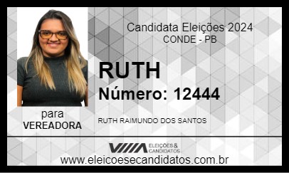 Candidato RUTH 2024 - CONDE - Eleições